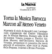 La Nuova Venezia - 13/09/2011